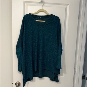 NWOT White Birch Green Oversized Boxy Tunic